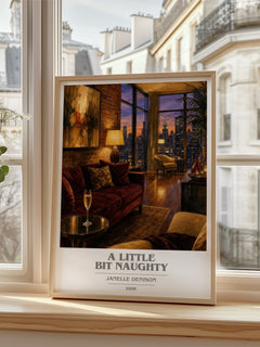 A Little Bit Naughty book cover poster colour and style options – Janelle Denison book art