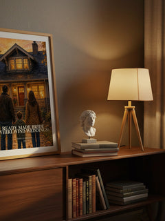 Ready Made Bride  (Whirlwind Weddings) watercolour print on bookshelf – Janelle Denison fan gift