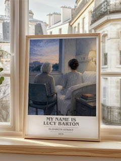 My Name is Lucy Barton book cover poster colour and style options – Elizabeth Strout book art
