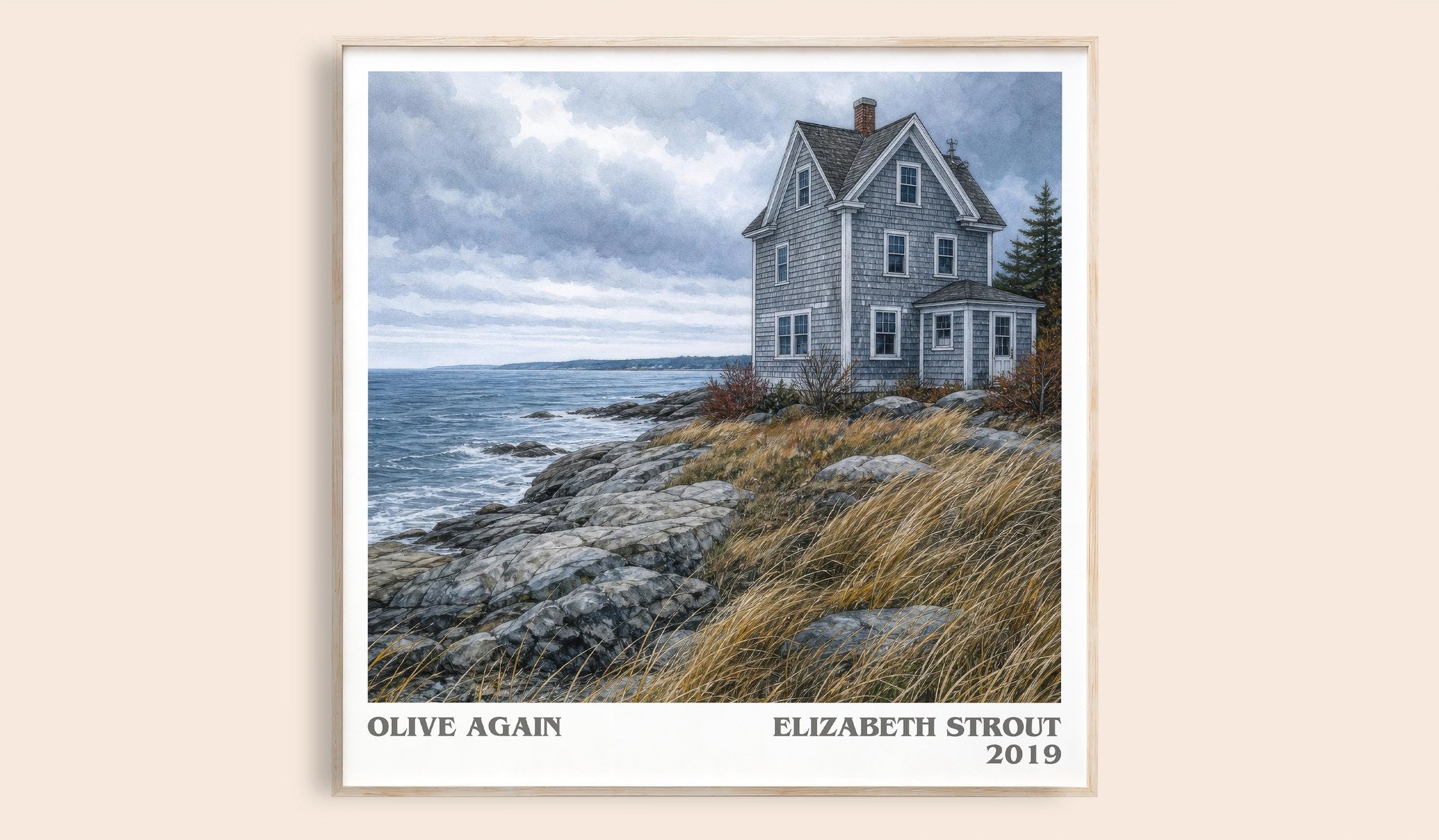 Olive Again Literary Art Print by Elizabeth Strout