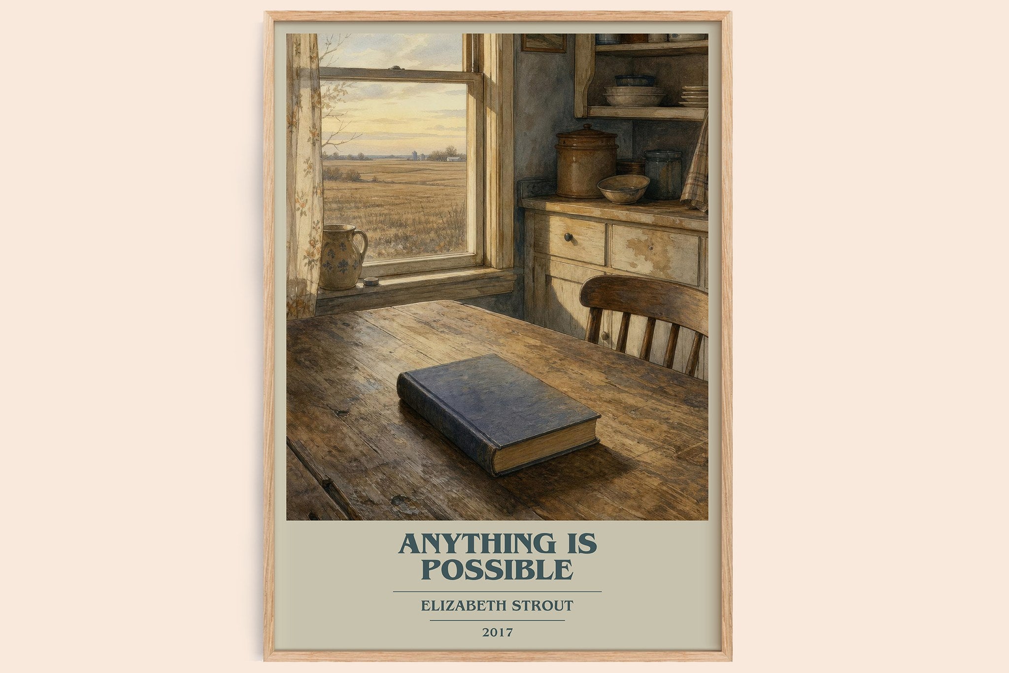 Anything is possible Book Cover Poster by Elizabeth Strout