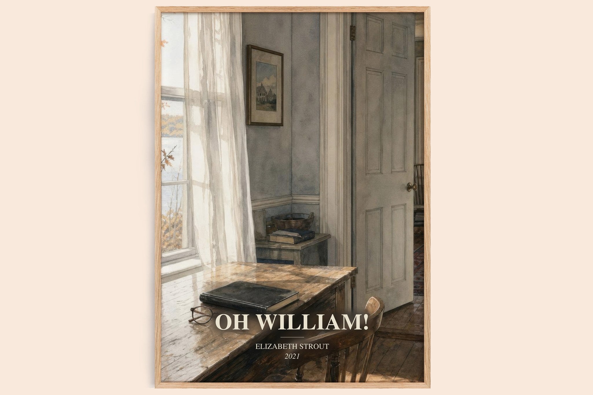 Oh William! Book Watercolour Illustration by Elizabeth Strout