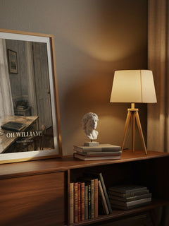 Oh William! watercolour print on bookshelf – Elizabeth Strout fan gift