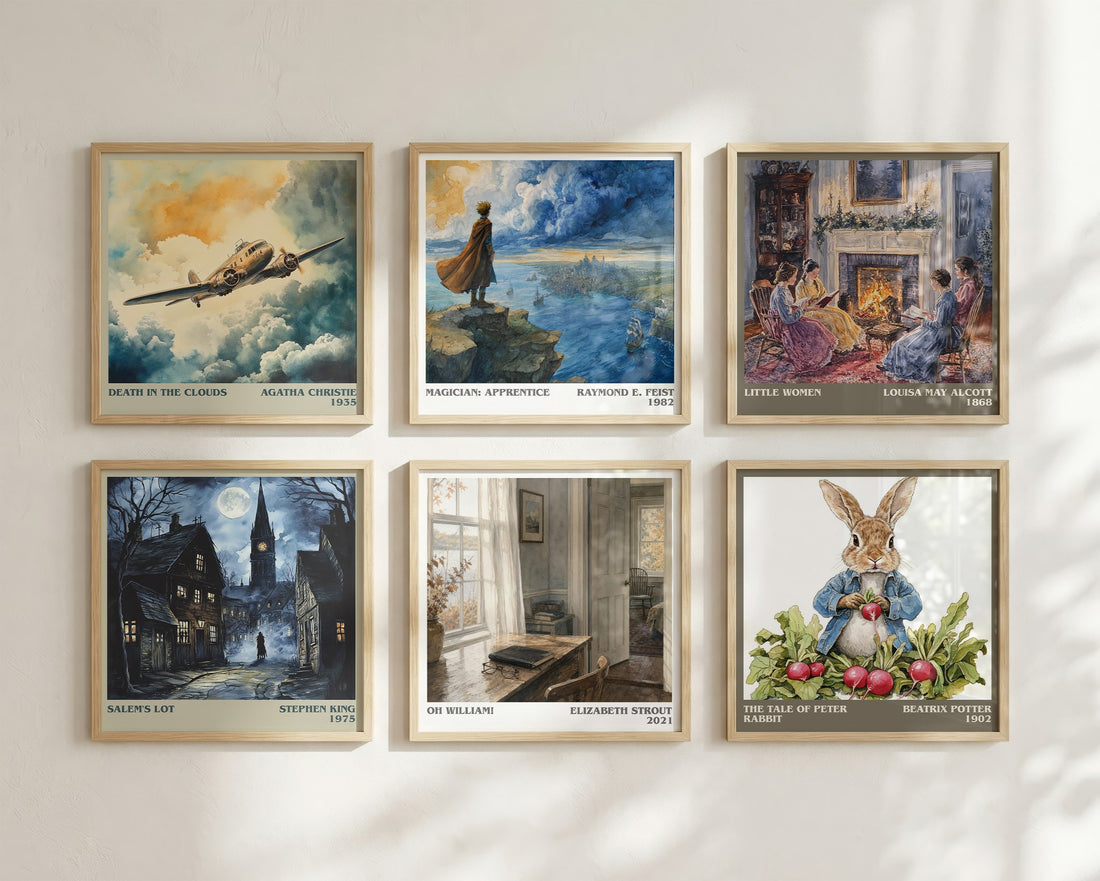 Oh William! literary art print colour and style options – Elizabeth Strout book art