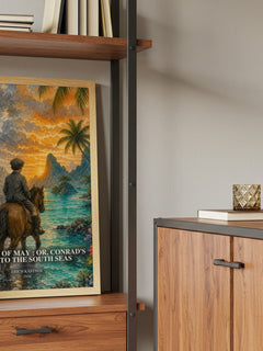 The 35th of May ; or, Conrad's ride to the South seas book watercolour illustration paper finish options – matte satin gloss