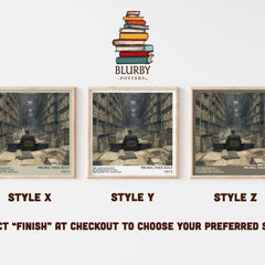 The archaeology of knowledge & The discourse on language literary print in frame leaning in hallway – philosophy wall art