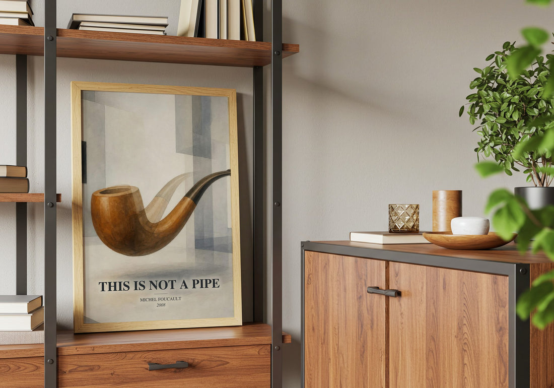 This Is Not a Pipe book watercolour illustration paper finish options – matte satin gloss