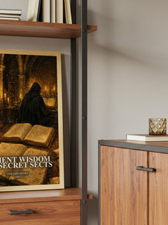 Ancient wisdom and secret sects book watercolour illustration paper finish options – matte satin gloss