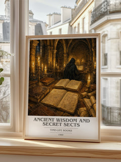 Ancient wisdom and secret sects book cover poster colour and style options – Time-Life Books book art