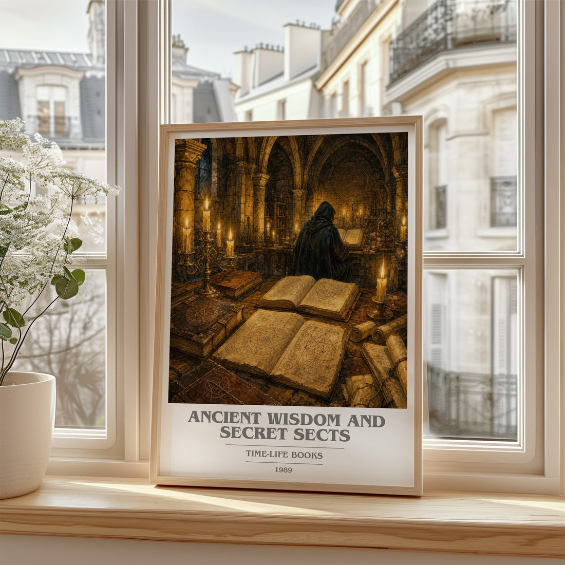 Ancient wisdom and secret sects book cover poster colour and style options – Time-Life Books book art