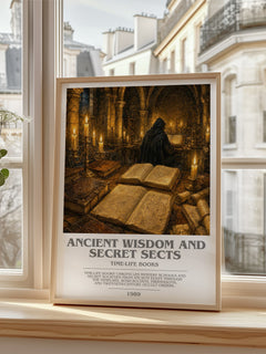 Ancient wisdom and secret sects bookish poster colour and style options – Time-Life Books book art