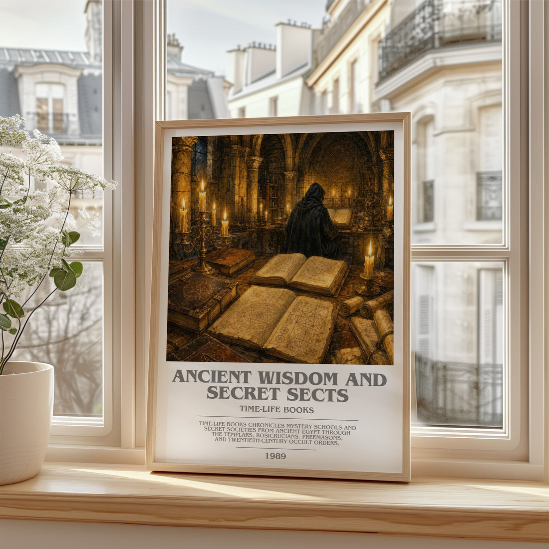 Ancient wisdom and secret sects bookish poster colour and style options – Time-Life Books book art
