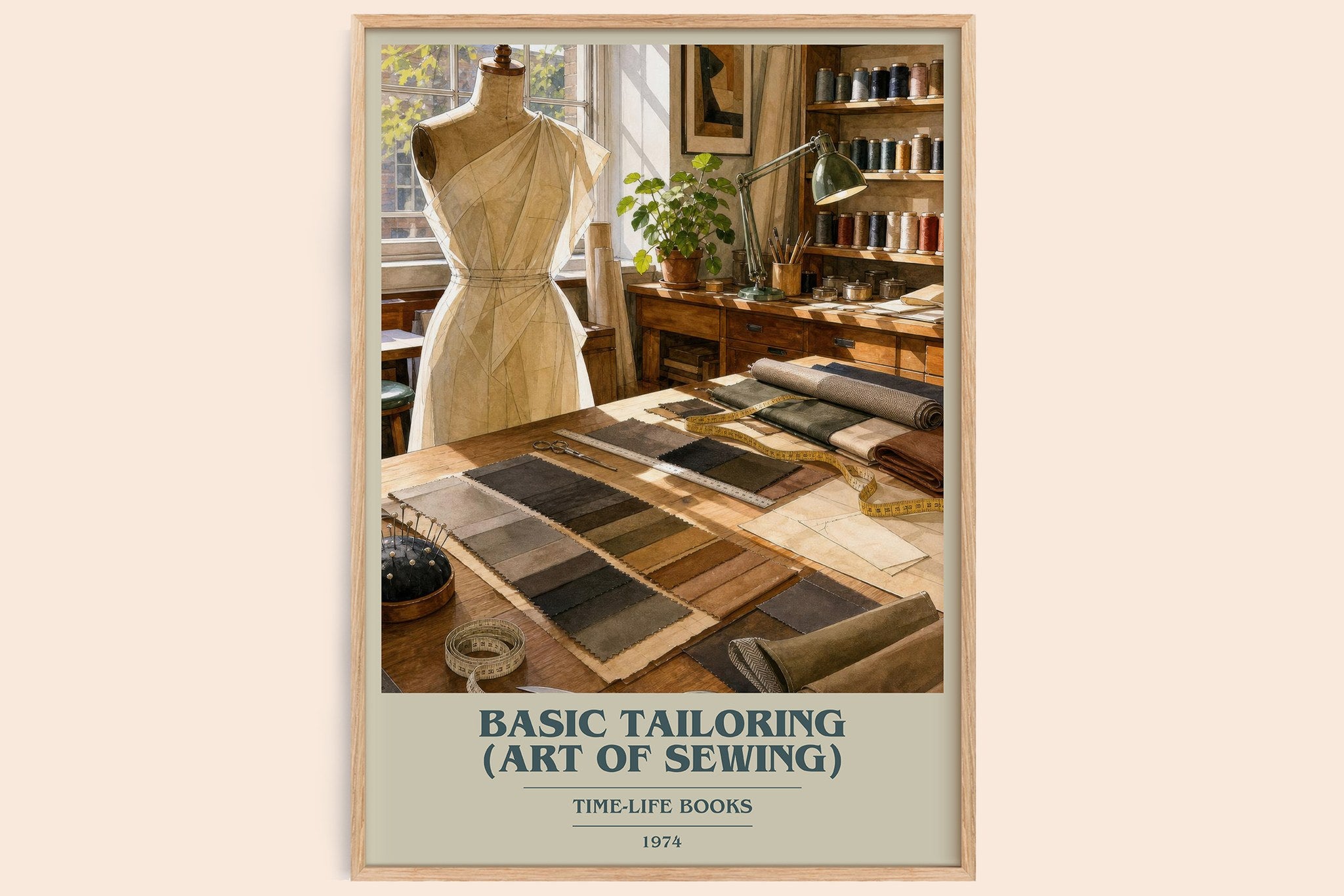 Basic Tailoring (Art of sewing) Book Cover Poster by Time-Life Books