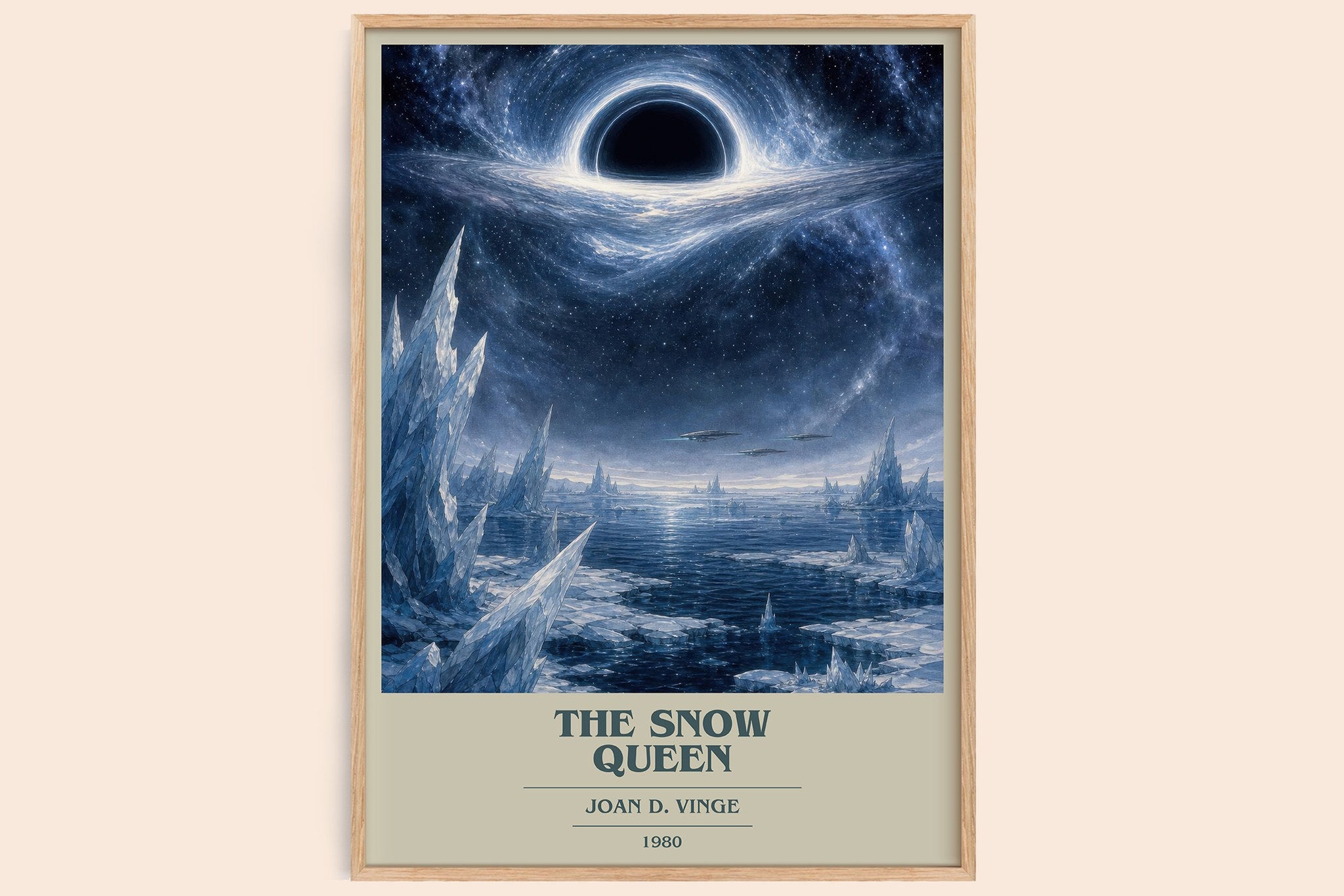 The Snow Queen Book Cover Poster by Joan D. Vinge