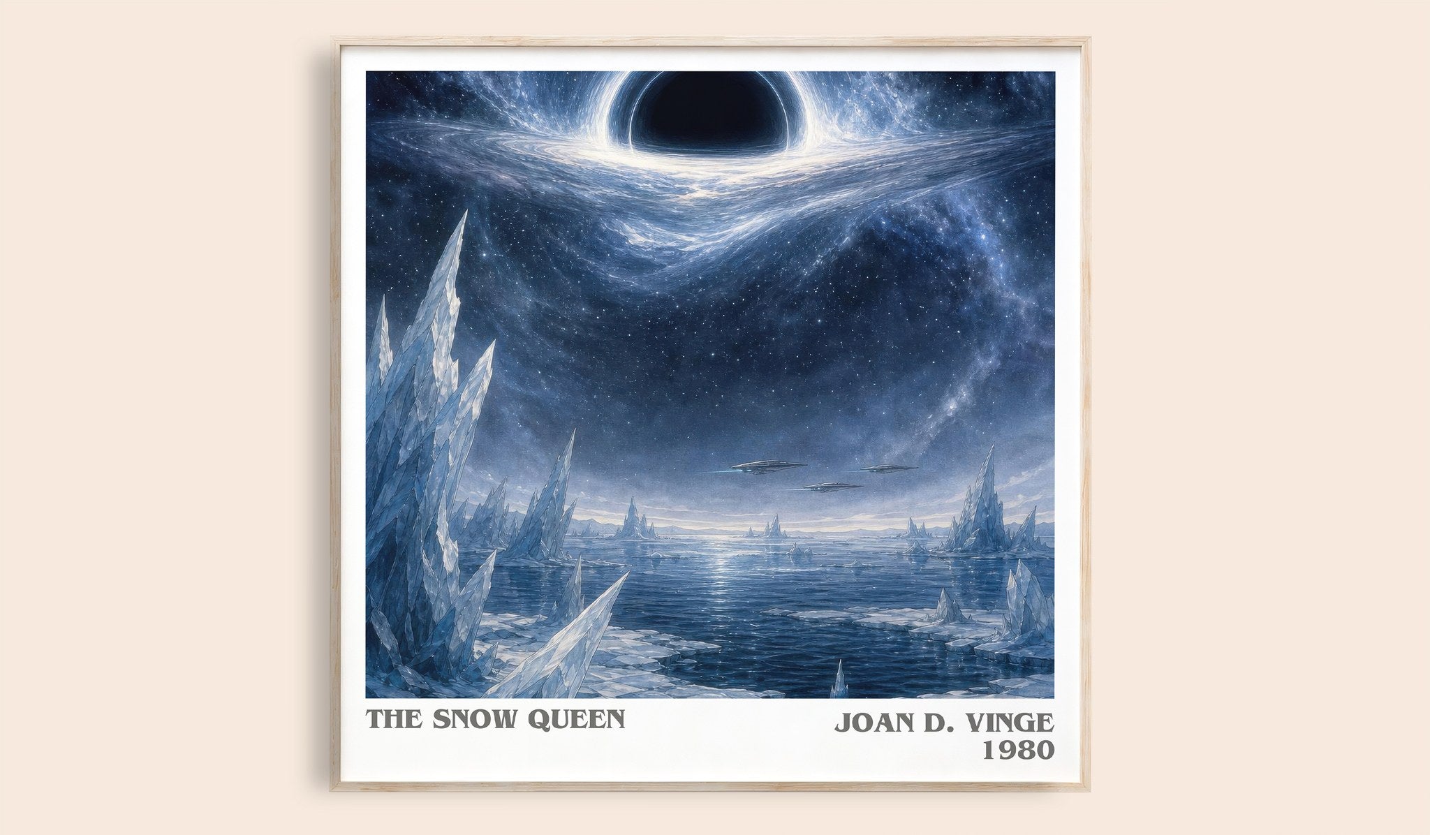 The Snow Queen Literary Art Print by Joan D. Vinge