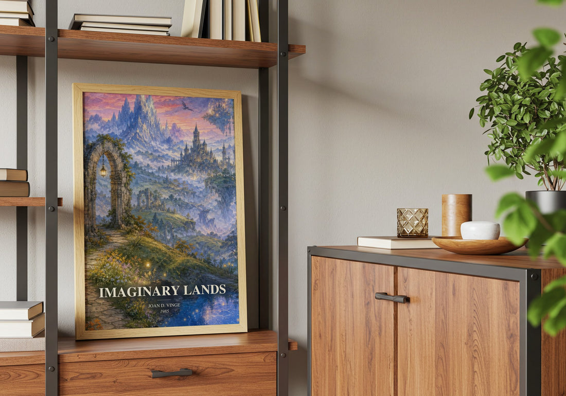 Imaginary Lands book watercolour illustration paper finish options – matte satin gloss