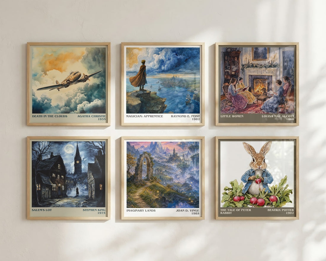 Imaginary Lands literary art print colour and style options – Joan D. Vinge book art