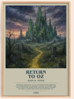 Return to Oz Bookish Wall Art by Joan D. Vinge – image 1
