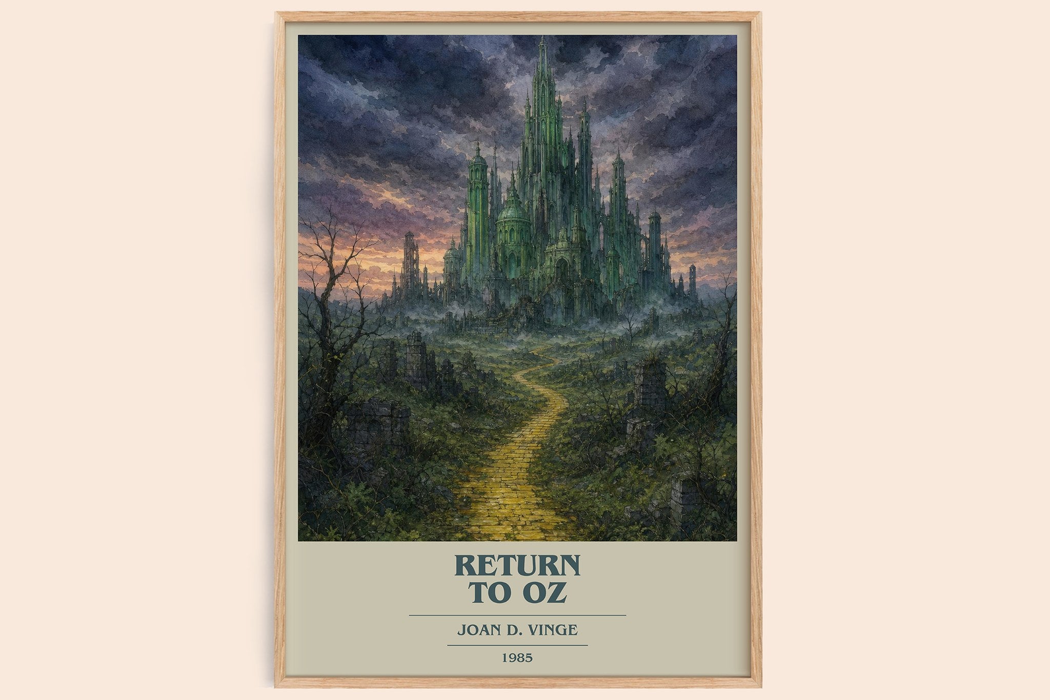 Return to Oz Book Cover Poster by Joan D. Vinge
