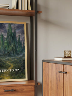 Return to Oz book watercolour illustration paper finish options – matte satin gloss