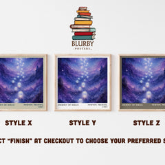 Journey of souls literary print in frame leaning in hallway – non fiction wall art