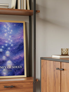 Journey of souls book watercolour illustration paper finish options – matte satin gloss