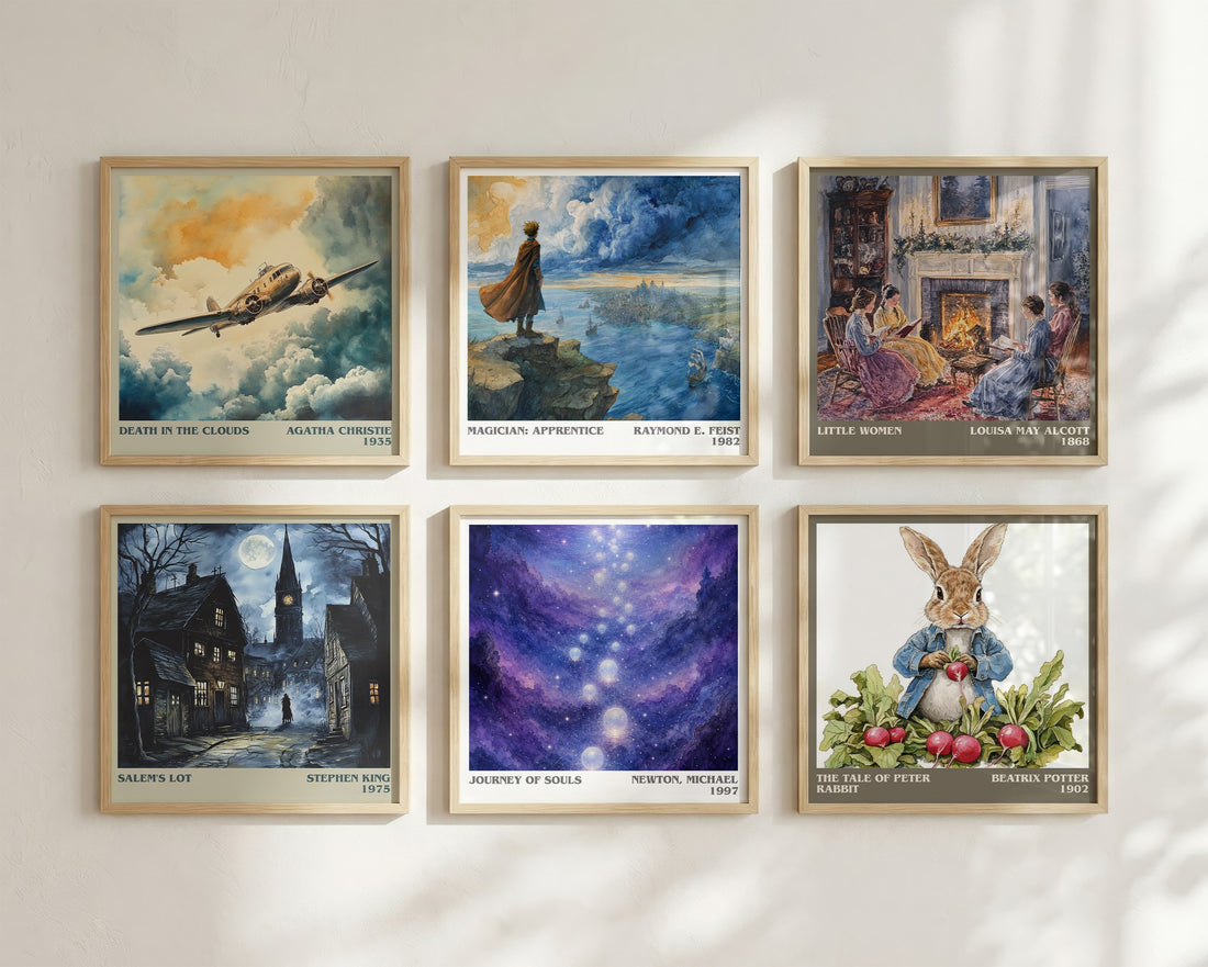 Journey of souls literary art print colour and style options – Newton, Michael book art