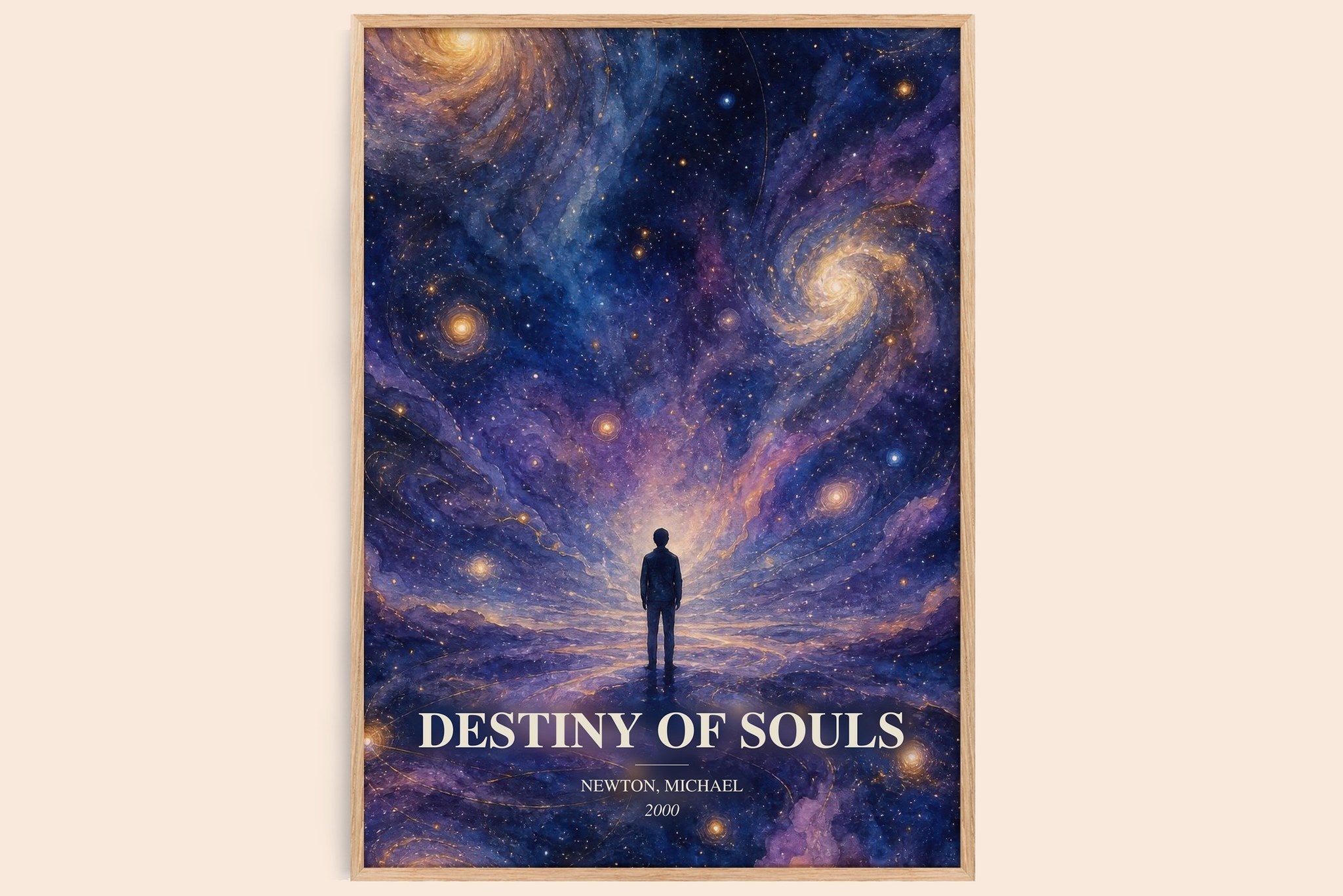 Destiny of souls Book Watercolour Illustration by Newton, Michael