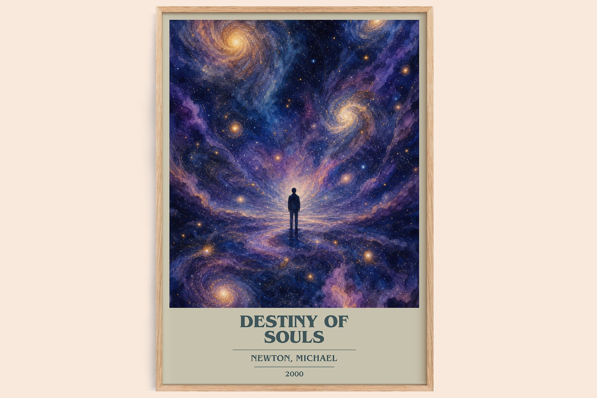 Destiny of souls Book Cover Poster by Newton, Michael