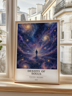 Destiny of souls book cover poster colour and style options – Newton, Michael book art