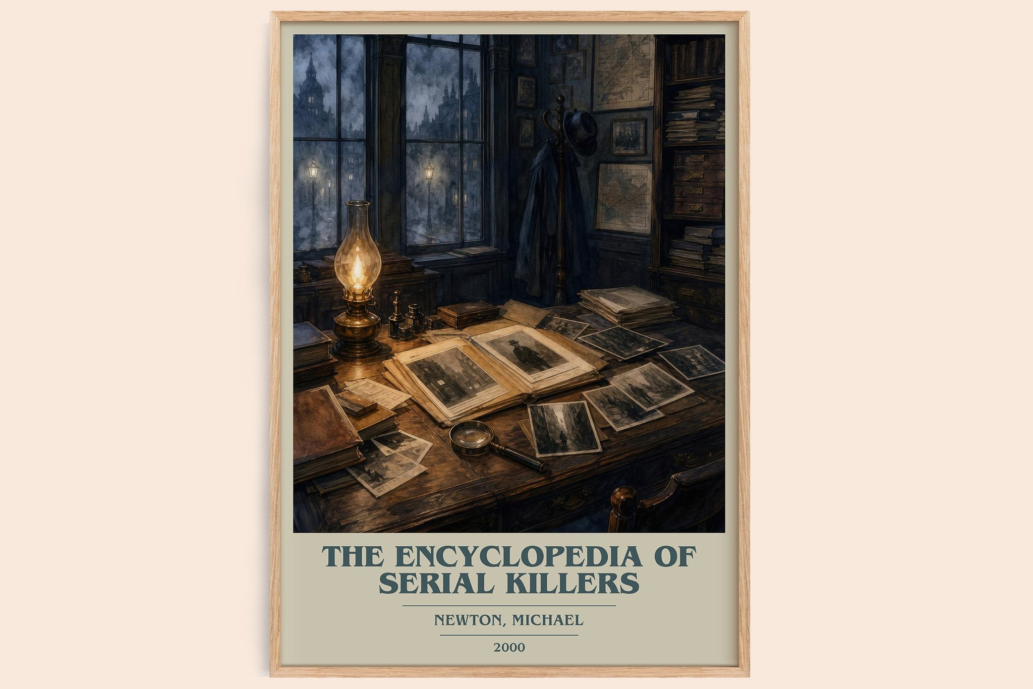encyclopedia of serial killers Book Cover Poster by Newton, Michael