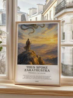 Thus Spoke Zarathustra bookish poster colour and style options – Friedrich Nietzsche book art