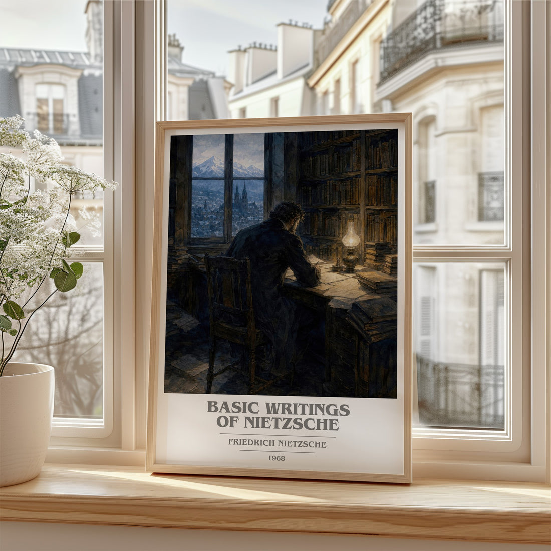 Basic writings of Nietzsche book cover poster colour and style options – Friedrich Nietzsche book art