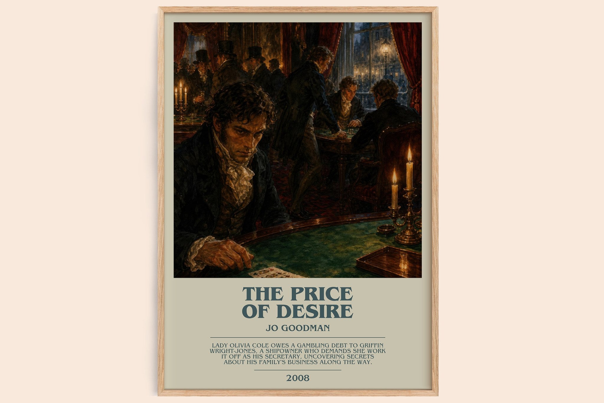 The Price of Desire Bookish Wall Art by Jo Goodman