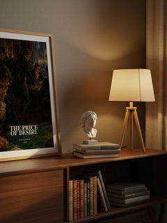 The Price of Desire watercolour print on bookshelf – Jo Goodman fan gift