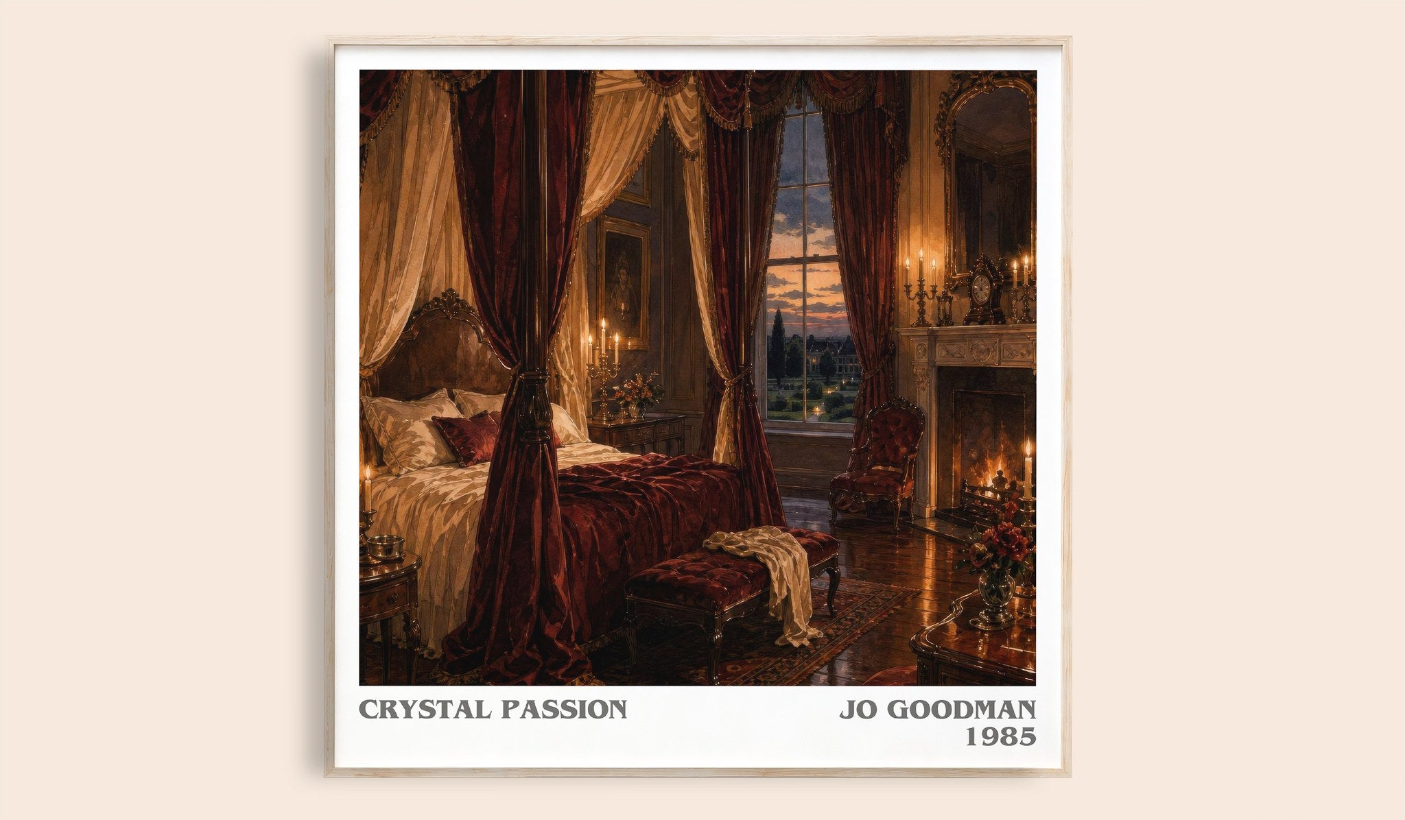 Crystal Passion Literary Art Print by Jo Goodman