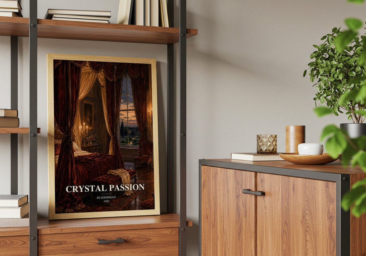 Crystal Passion book watercolour illustration paper finish options – matte satin gloss