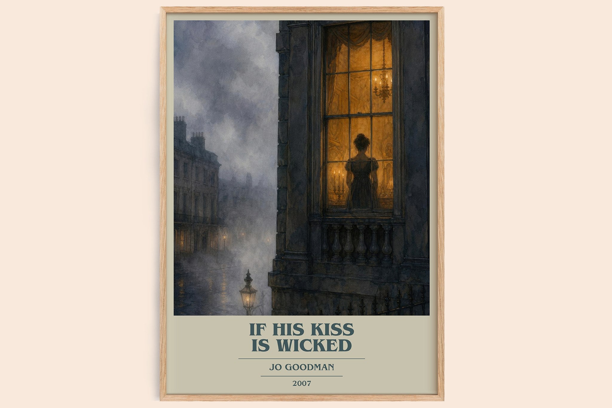 If his kiss is wicked Book Cover Poster by Jo Goodman