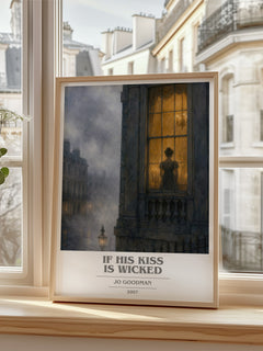 If his kiss is wicked book cover poster colour and style options – Jo Goodman book art