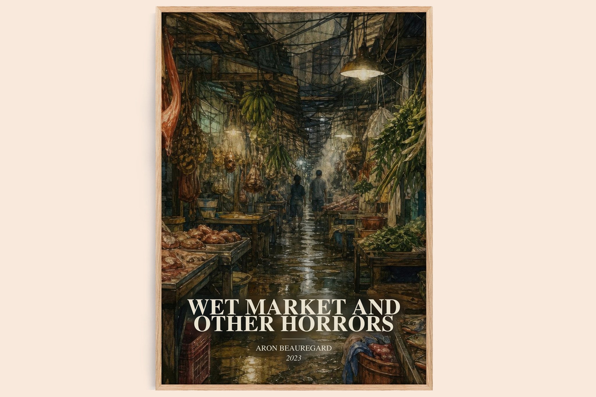 Wet Market and Other Horrors Book Watercolour Illustration by Aron Beauregard