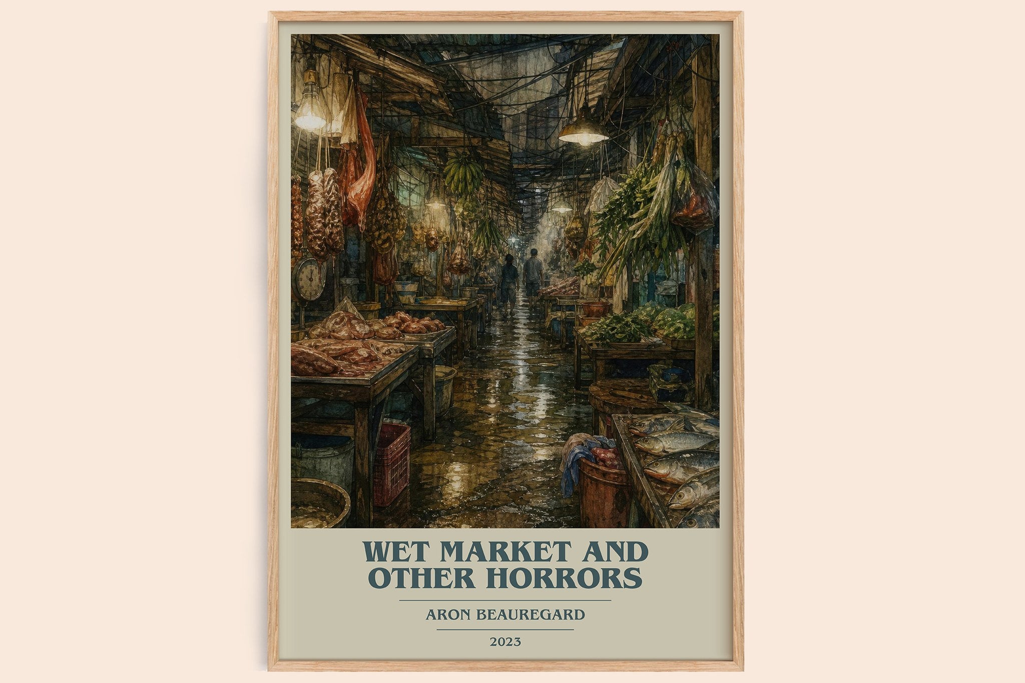 Wet Market and Other Horrors Book Cover Poster by Aron Beauregard