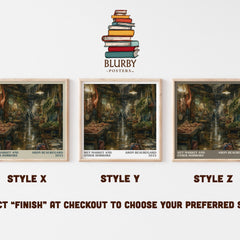 Wet Market and Other Horrors Literary Art Print by Aron Beauregard – Style X, Y and Z square prints side by side – choose your finish