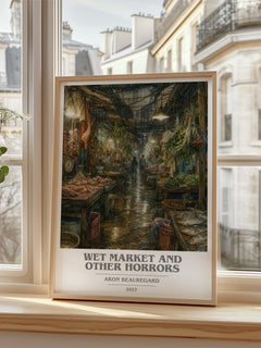 Wet Market and Other Horrors book cover poster colour and style options – Aron Beauregard book art