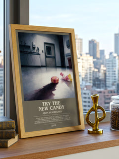 Try the New Candy bookish print framed by window – literary home decor