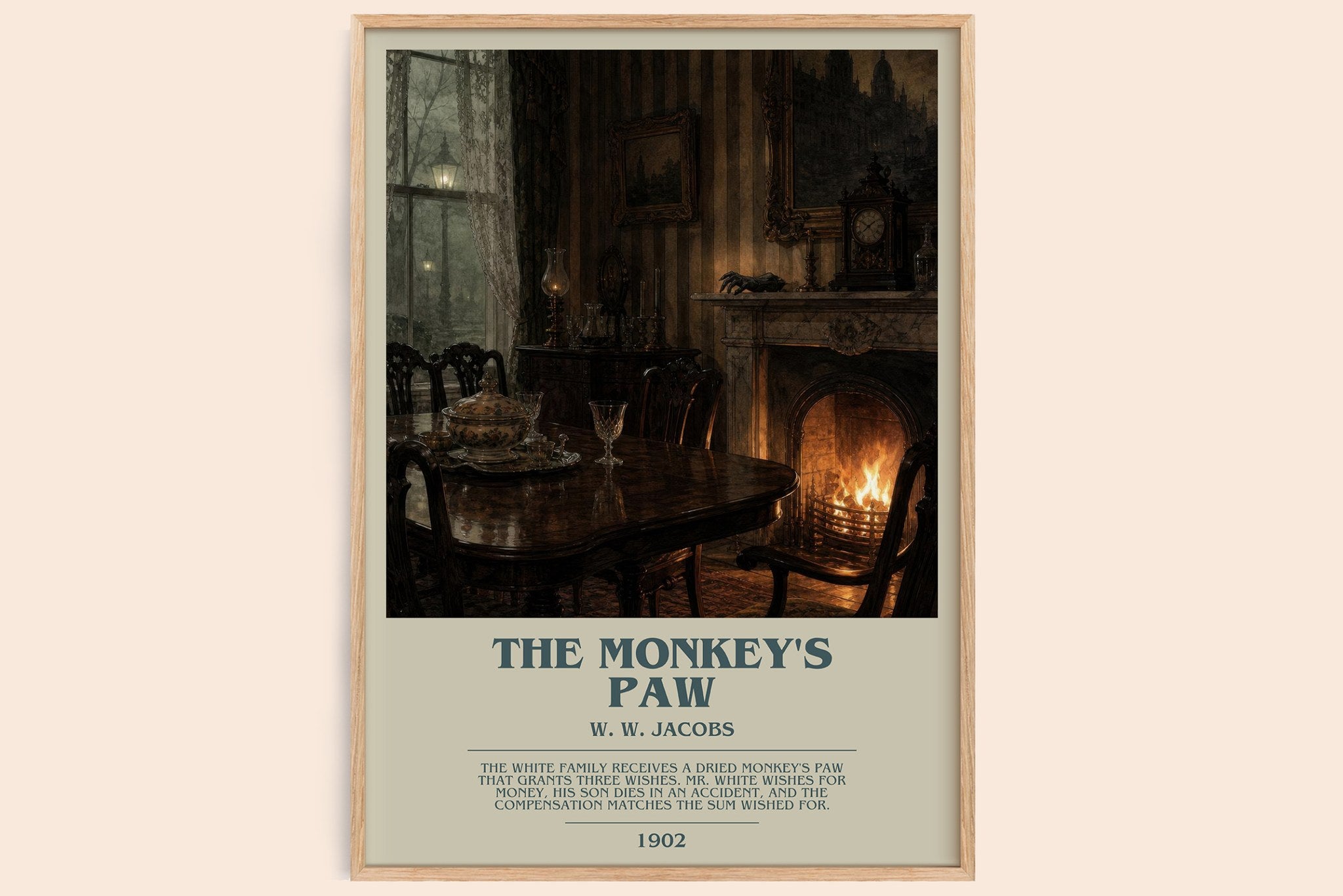 The monkey's paw Bookish Wall Art by W. W. Jacobs