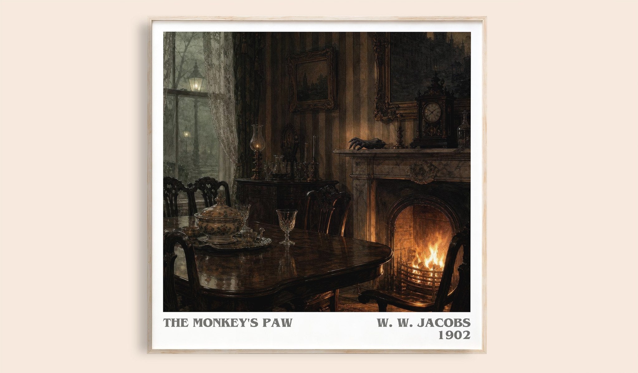 The monkey's paw Literary Art Print by W. W. Jacobs