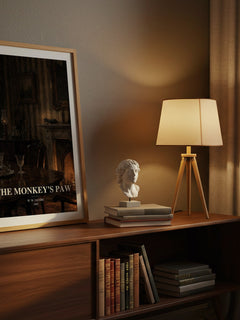 The monkey's paw watercolour print on bookshelf – W. W. Jacobs fan gift