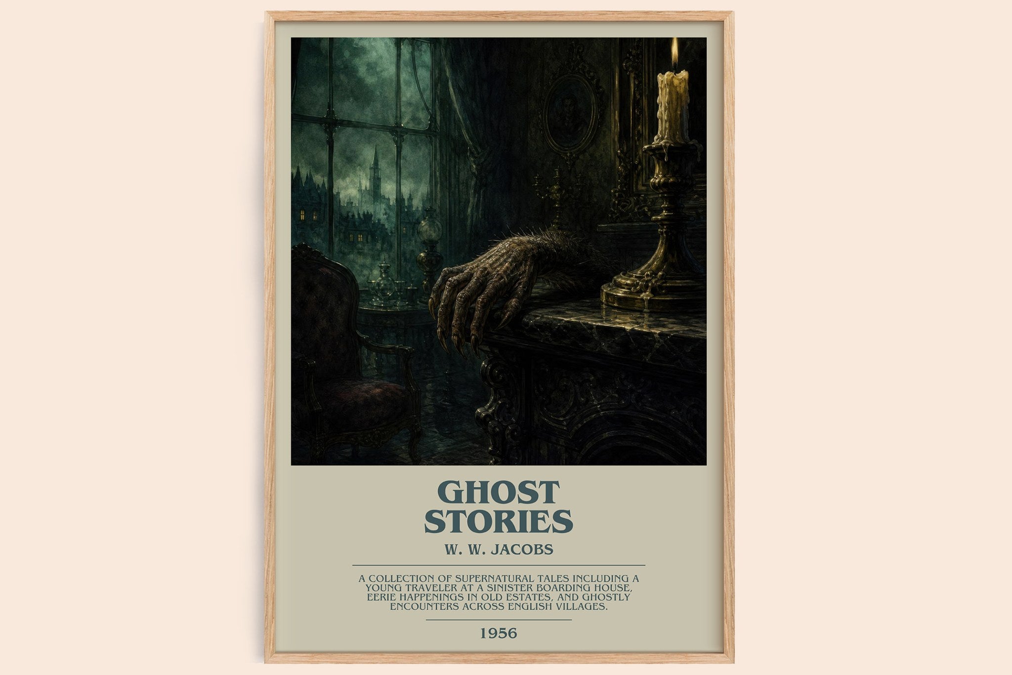 Ghost Stories Bookish Wall Art by W. W. Jacobs
