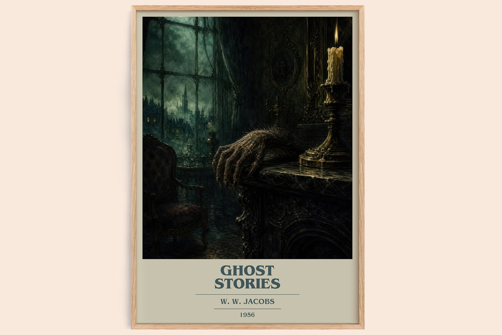 Ghost Stories Book Cover Poster by W. W. Jacobs