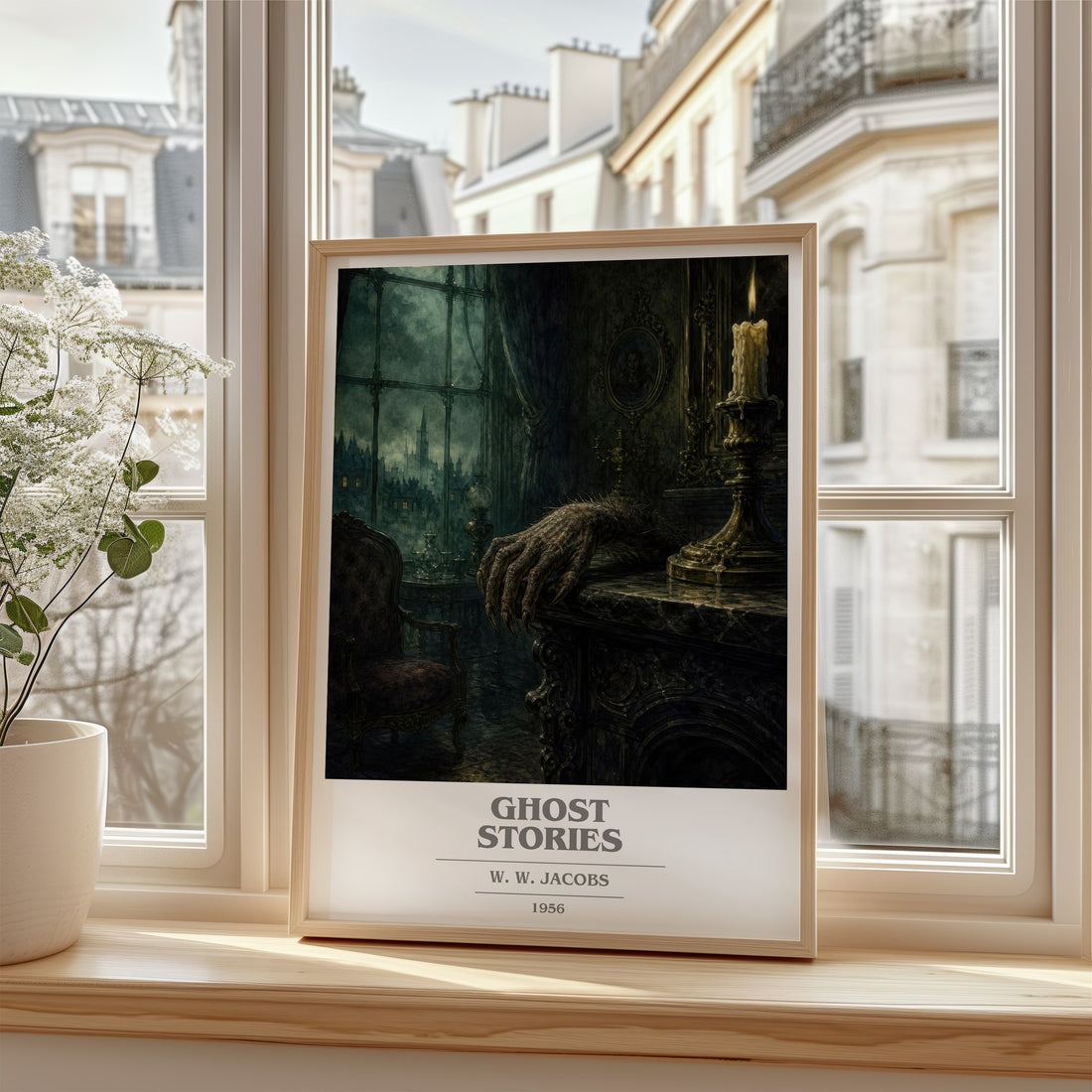 Ghost Stories book cover poster colour and style options – W. W. Jacobs book art
